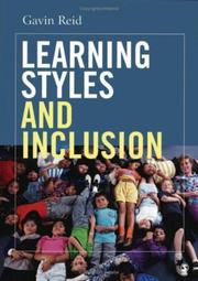 Cover of: Learning Styles and Inclusion by Gavin Reid