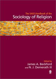 Cover of: The SAGE Handbook of the Sociology of Religion