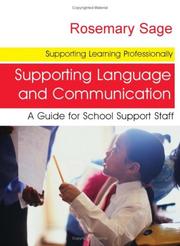 Cover of: Supporting Language and Communication by Rosemary Sage, Rosemary Sage