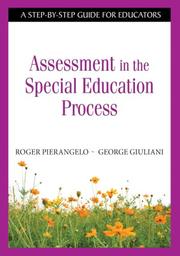 Cover of: Understanding Assessment in the Special Education Process: A Step-by-Step Guide for Educators