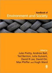 Cover of: The SAGE Handbook of Environment and Society
