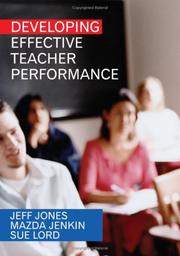 Cover of: Developing Effective Teacher Performance