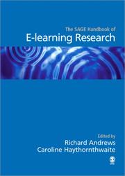 Cover of: The SAGE Handbook of E-learning Research