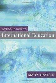Cover of: Introduction to International Education by Mary Hayden