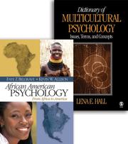 Cover of: African American Psychology: from Africa to America + Dictionary of Multicultural Psychology: Issues, Terms, and Concepts