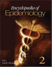 Cover of: Encyclopedia of Epidemiology