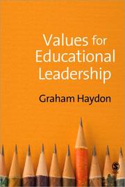 Cover of: Values for Educational Leadership by Graham Haydon