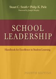 Cover of: School Leadership: Handbook for Excellence in Student Learning