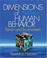 Cover of: Dimensions of Human Behavior