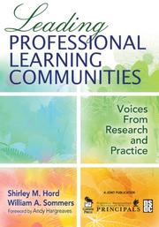 Cover of: Leading Professional Learning Communities by Shirley M. Hord, William A. Sommers