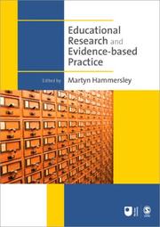 Cover of: Educational Research and Evidence-based Practice (Published in association with The Open University)