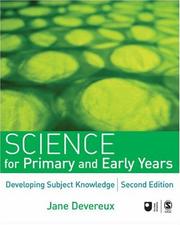 Cover of: Science for Primary and Early Years by Jane Devereux