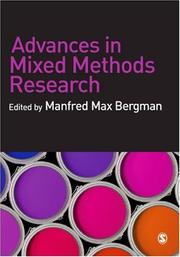 Advances in Mixed Methods Research by Manfred Max Bergman