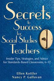 Cover of: Secrets to Success for Social Studies Teachers | Ellen I. Kottler