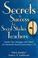 Cover of: Secrets to Success for Social Studies Teachers