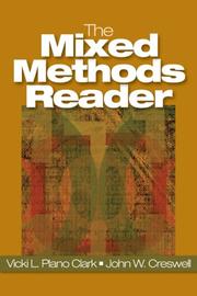 Cover of: The Mixed Methods Reader by Vicki L. Plano Clark, John W. Creswell