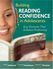 Cover of: Building Reading Confidence in Adolescents: Key Elements That Enhance Proficiency