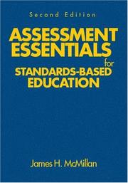 Cover of: Assessment Essentials for Standards-Based Education | James H. McMillan