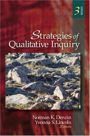 Cover of: Strategies of Qualitative Inquiry by 