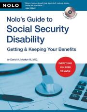 Cover of: Nolo's Guide to Social Security Disability by David A. Morton III