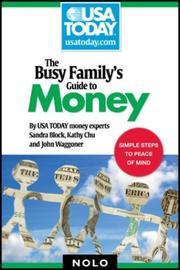 Cover of: Busy Family's Guide to Money (USA TODAY/Nolo Series)