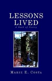 Cover of: Lessons Lived: A Book of Poetry