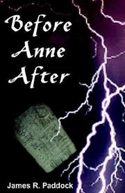 Cover of: Before Anne After | James Paddock
