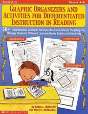 Cover of: Graphic Organizers And Activities For Differentiated Instruction In Re