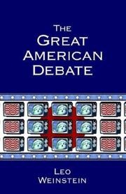 Cover of: The Great American Debate