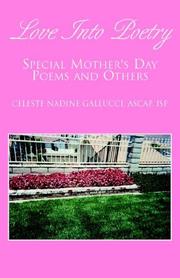 Front cover of Love Into Poetry by Celeste Gallucci