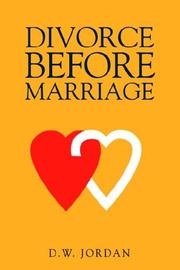 Cover of: Divorce Before Marriage