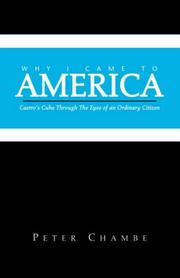 Cover of: Why I Came To America by Pedro Gonzalez, Pedro Gonzalez