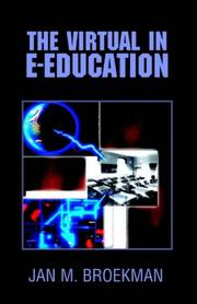 Cover of: The Virtual In E-education
