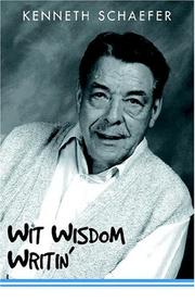 Cover of: Wit Wisdom Writin'