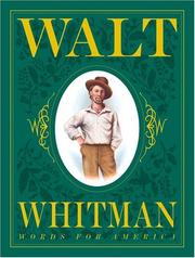 Cover of: Walt Whitman: words for America