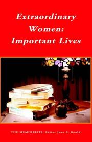 Cover of: Extraordinary Women: Important Lives