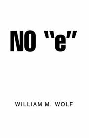 Cover of: No ''e''