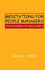 Cover of: Meditations For People Managers