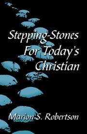 Cover of: Stepping-Stones for Today's Christiana by M. S. Robertson