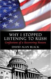 Cover of: Why I Stopped Listening to Rush by David Alan Black