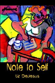 Cover of: Note to Self