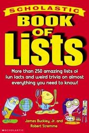 Scholastic book of lists by Buckley, James