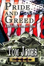 Cover of: Pride and Greed by Tom Jones