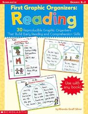 Cover of: First Graphic Organizers by Rhonda Graff Silver