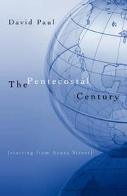 Cover of: THE PENTECOSTAL CENTURY