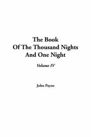 Cover of: The Book of the Thousand Nights and One Night