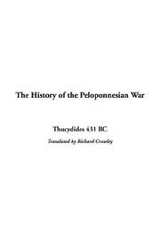 Cover of: The History of the Peloponnesian War by Thucydides