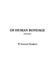 Cover of: Of Human Bondage by George Meredith