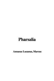 Cover of: Pharsalia by Lucan