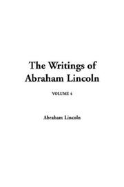 Cover of: The Writings Of Abraham Lincoln by Abraham Lincoln